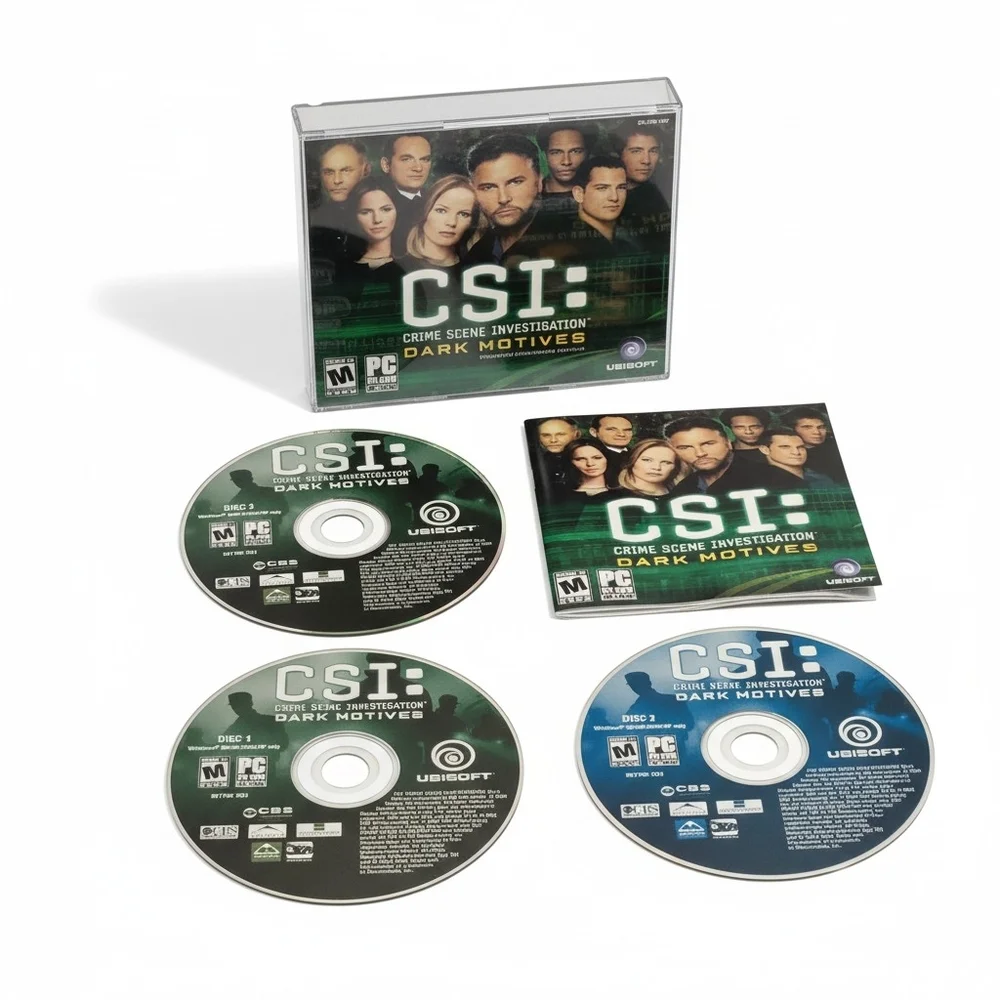 CSI: Crime Scene Investigation Dark Motives (PC CD-ROM 2004) Ubisoft Interactive